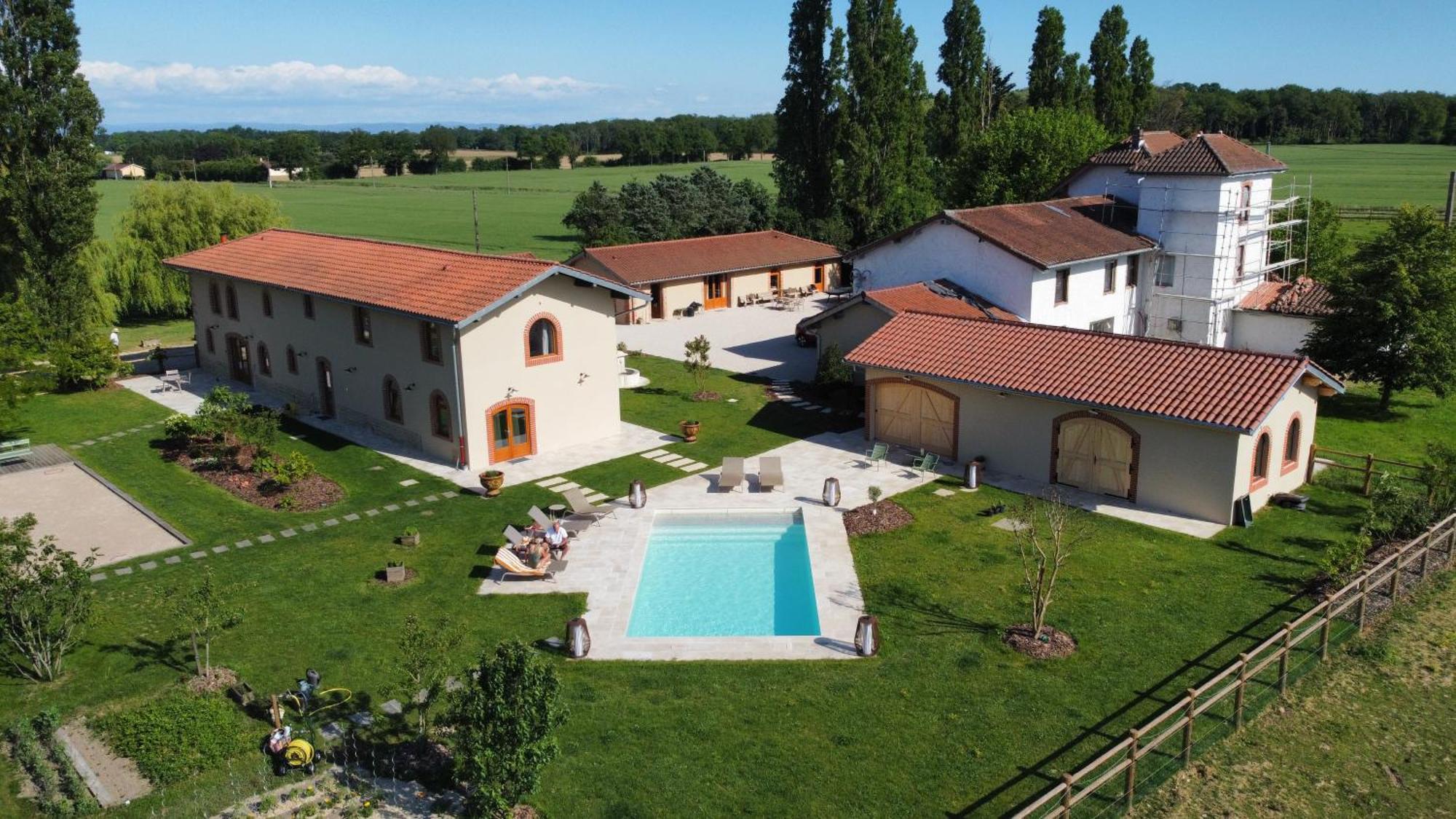 Le Domaine Du Pin Bed and Breakfast Châtillon-sur-Chalaronne Exteriör bild