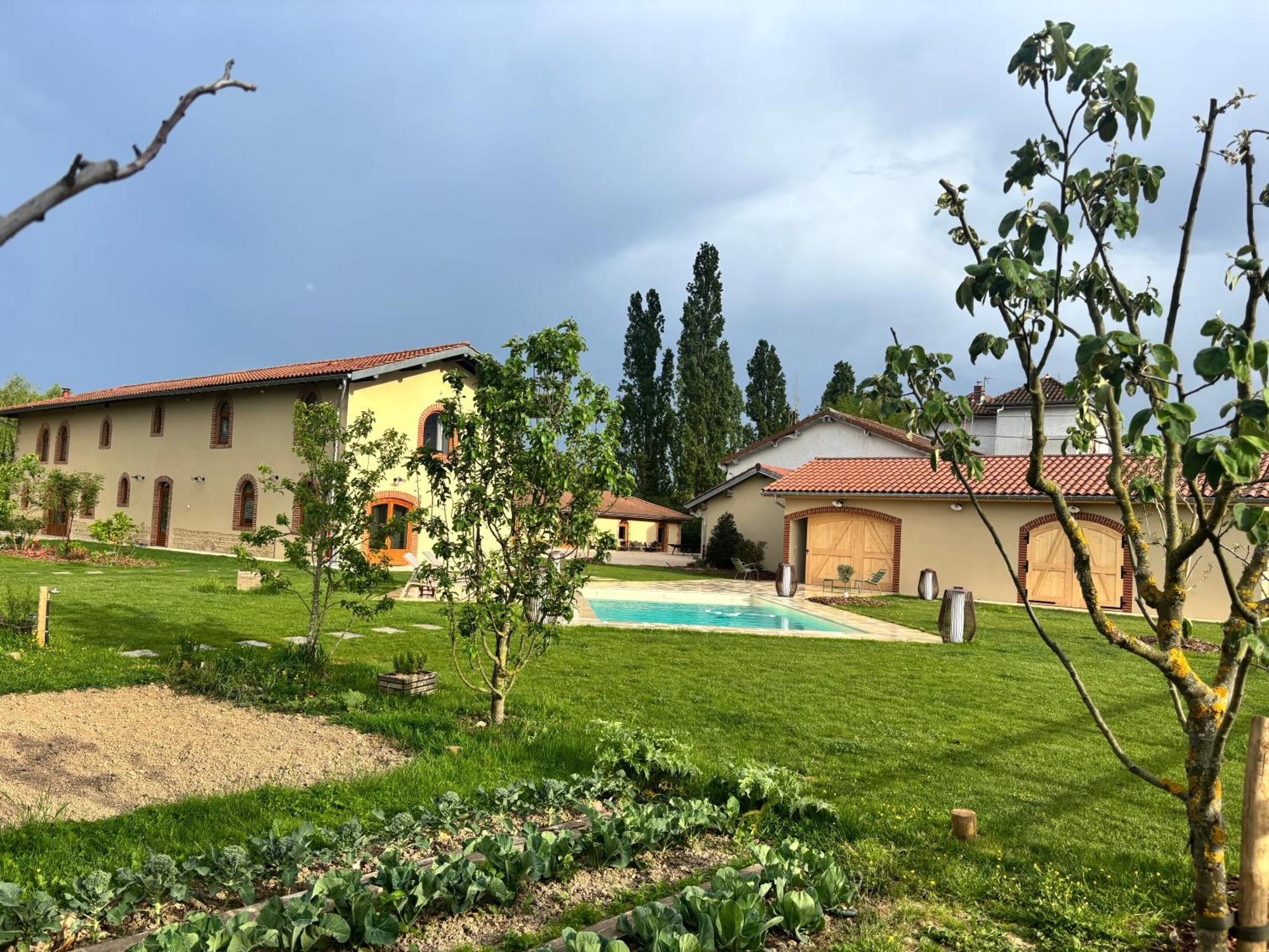 Le Domaine Du Pin Bed and Breakfast Châtillon-sur-Chalaronne Exteriör bild